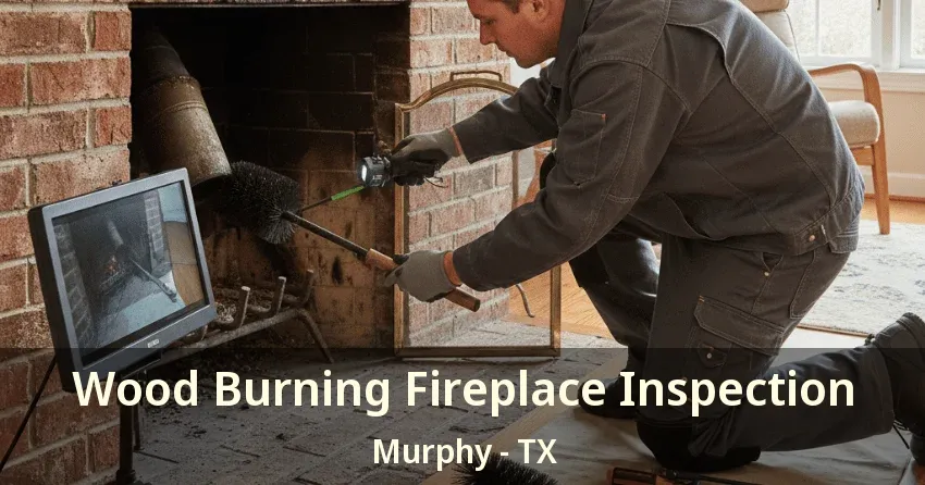 Wood Burning Fireplace Inspection Murphy - TX